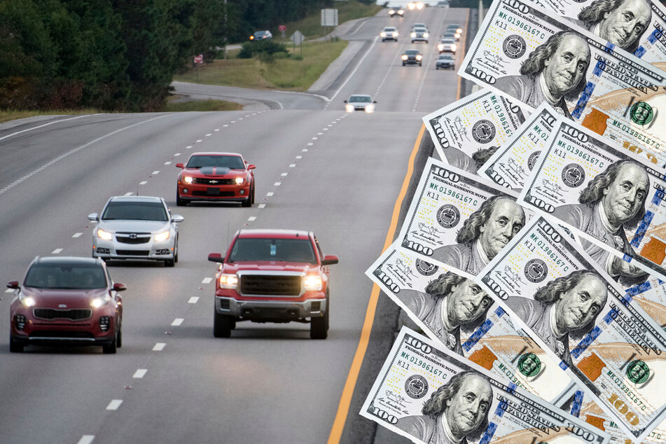 Fahrer lässt Geld auf Autobahn regnen - um seine Mitmenschen zu segnen