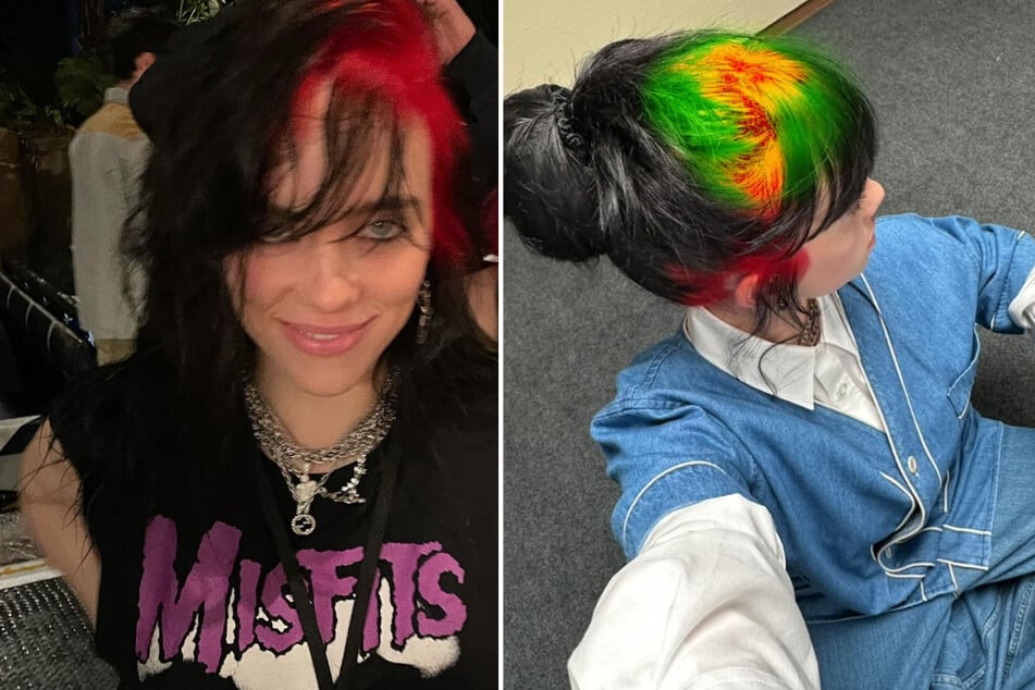Billie Eilish has hit back after an edited photo of her hair went viral on social media.