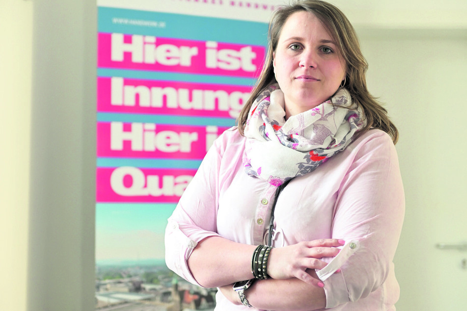 Susanne Schneider (40) vertritt die Handwerkerschaft der Stadt.