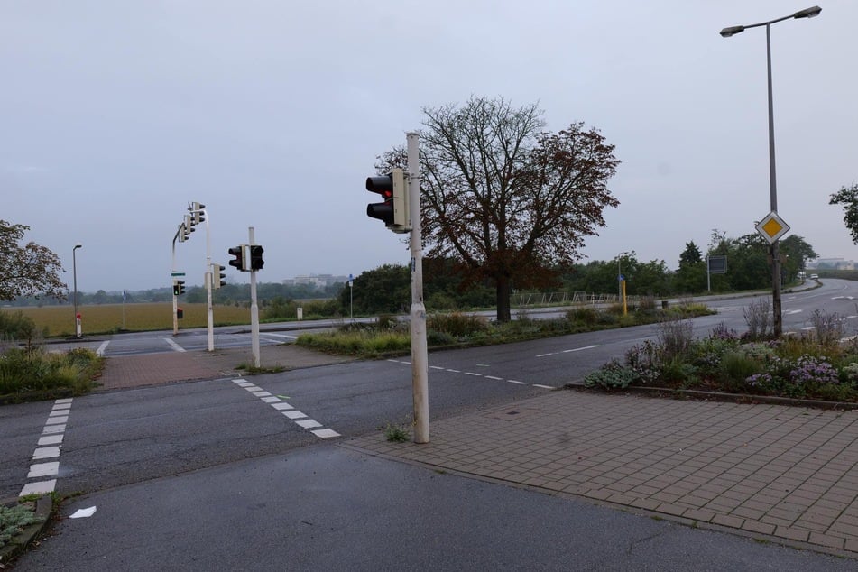 An dieser Kreuzung kam der Radfahrer zu Tode.