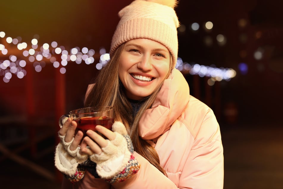 Glühwein darf in der Weihnachtszeit natürlich auch nicht fehlen.