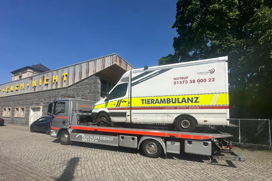 Am Freitag machte das Einsatzfahrzeug schlapp.