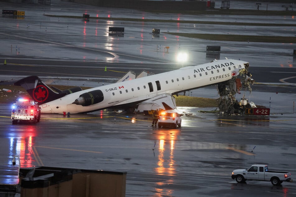 LaGuardia closed after catastrophic runway collision between Air Canada jet and truck