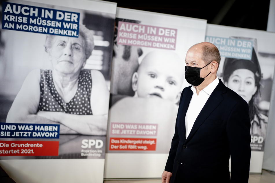 Bundesfinanzminister Olaf Scholz (62, SPD) macht Hoffnung auf ein Ende der Corona-Pandemie.