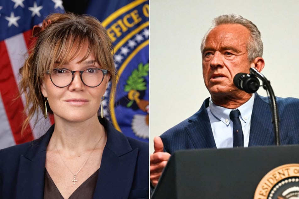Amaryllis Fox Kennedy (l.), the daughter-in-law of Robert Kennedy Jr., has resigned from two key spots within the Trump administration.