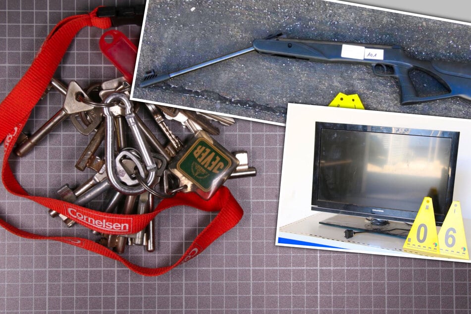 Hunderte geklaute Gegenstände: Wem gehören diese Waffen, Werkzeuge und Schlüssel?