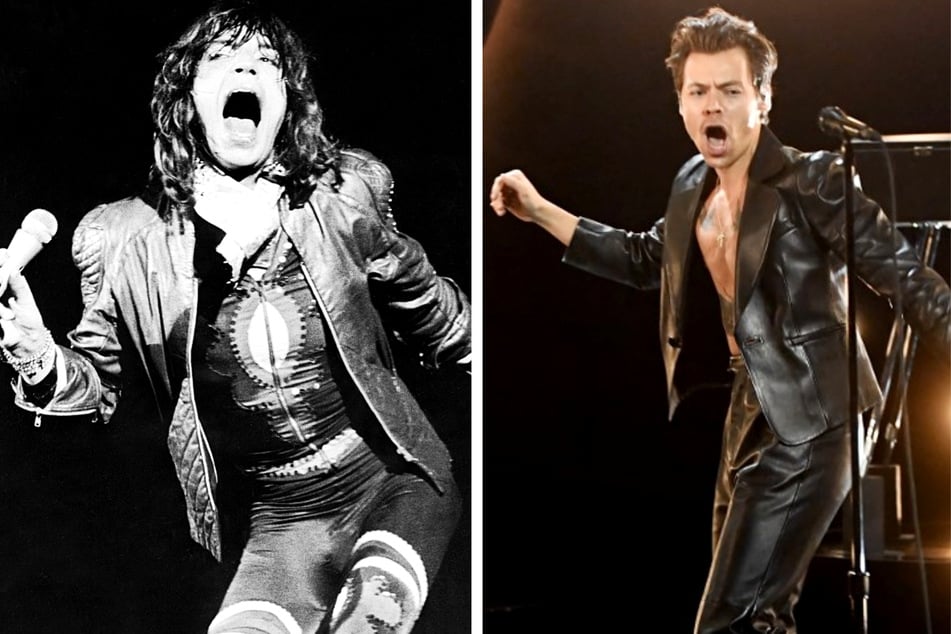 The Rolling Stone's frontman Mick Jagger (l.) doesn't think much of people comparing Harry Styles (r.) to him.