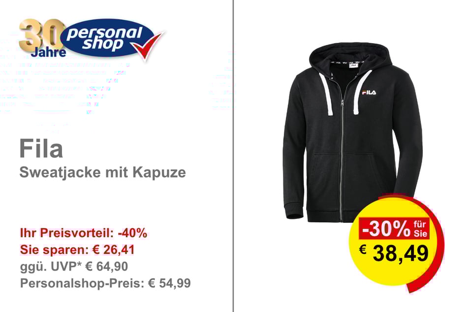 Fila Sweatjacke mit Kapuze