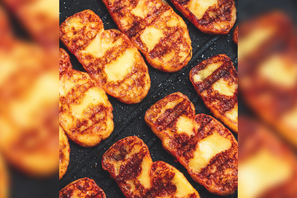 Halloumi can be barbecued or grilled without melting.