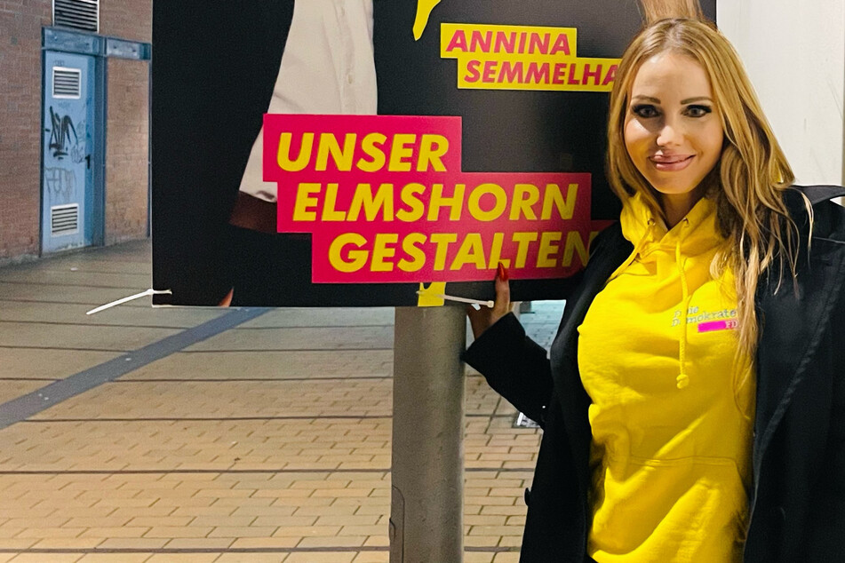 Ex-Pornostar bei der FDP: Annina Semmelhaack fürchtet Diebstahl ihrer Wahlplakate