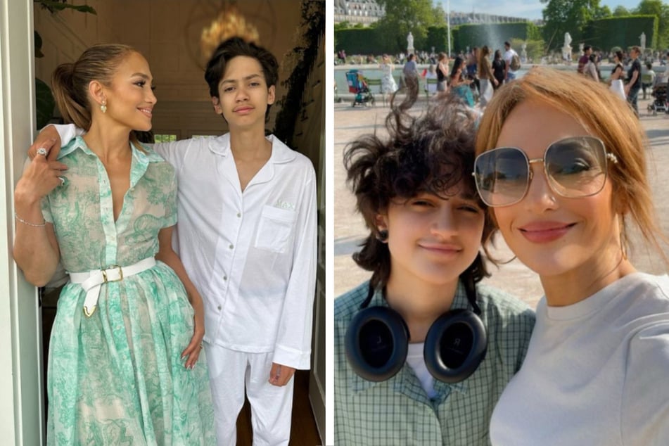 Jennifer Lopez (55) zeigte im Netz Fotos von ihren Kindern Emme Maribel Muñiz (16) und Maximilian David Muñiz (16).