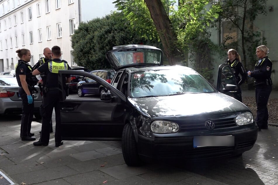 Die Polizei fand das Auto, aber von den Insassen fehlte jede Spur.