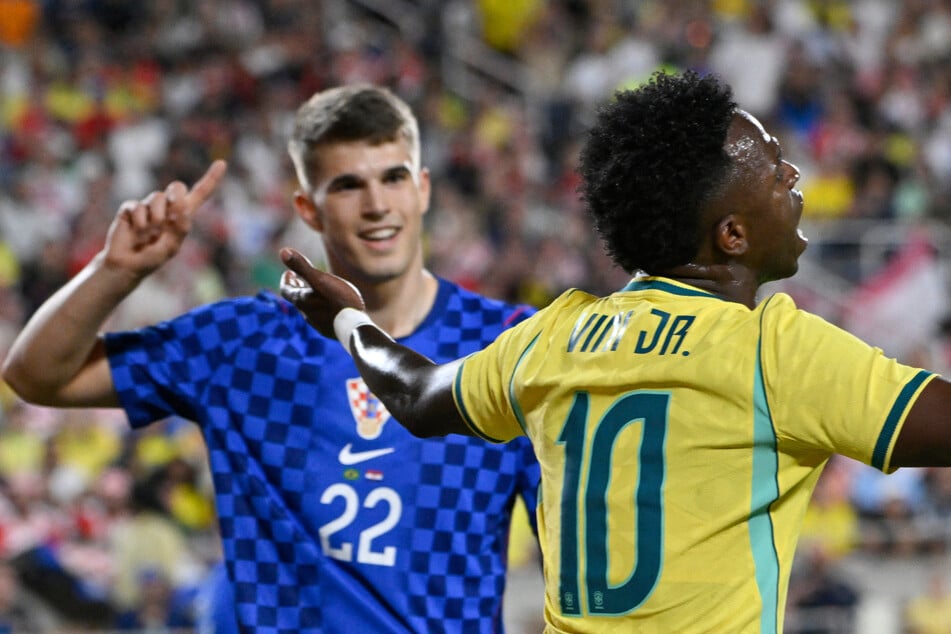 Luka Vuskovic (19, l.) lieferte bei der kroatischen Nationalmannschaft ab.