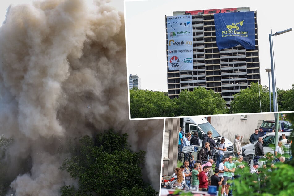 Problem-Hochhaus "Weißer Riese" in die Luft gejagt