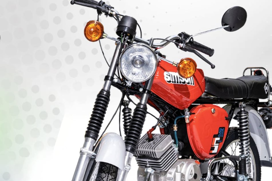 Hier wird eine kultige Simson S51 verlost