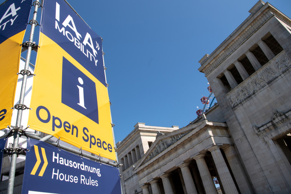 Unter anderem auf dem Königsplatz findet die "IAA Mobility" von 7. bis 12. September statt.