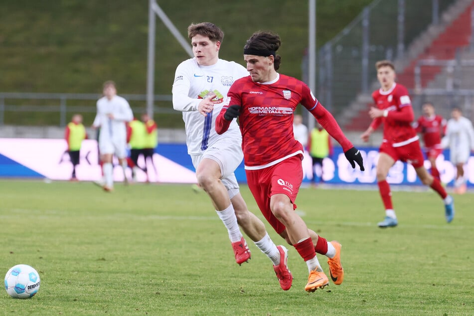 Veron Dobruna (25, r.) kritisierte die Einstellung nach dem Remis gegen Eilenburg.