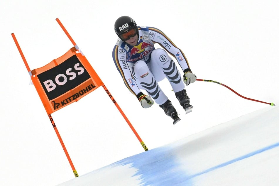 Luis Vogt (23) brachte den DSV mit seiner starken Streif-Abfahrt in Bedrängnis.