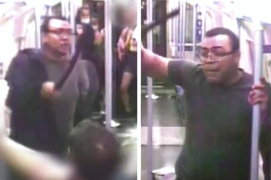 Ricky Morgan (34) schlug in der U-Bahn wild mit einer Machete um sich.