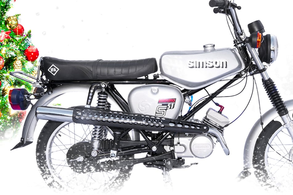Hier wird eine kultige Simson S 51 verlost