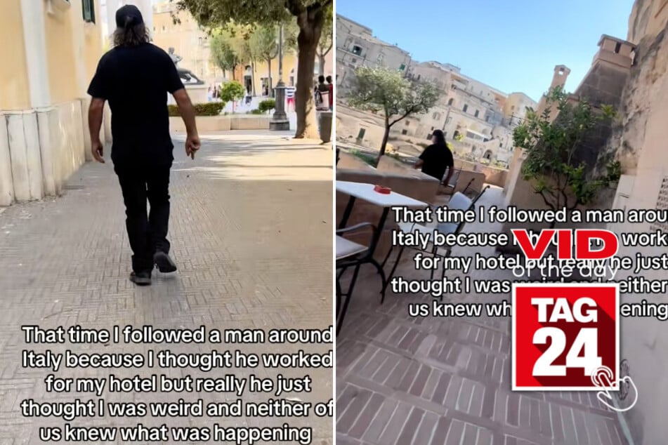 viral videos: Viral Video of the Day for September 27, 2025: Woman accidentally follows stranger through Italy in hilarious mishap