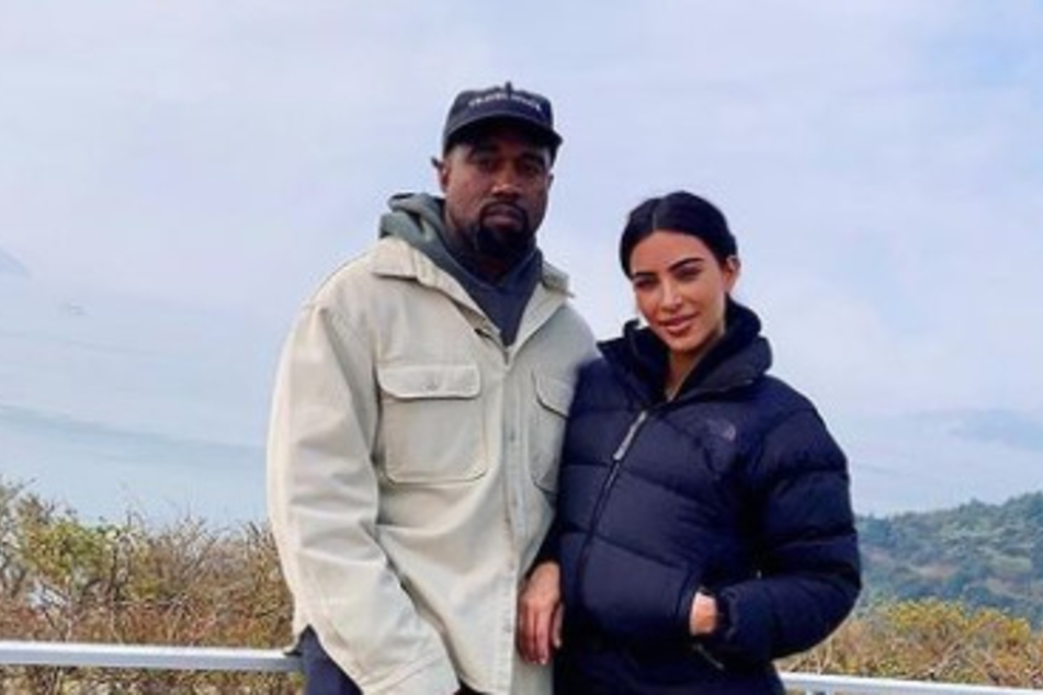 Kanye West (l) and Kim Kardashian announced their split and divorce earlier this year.