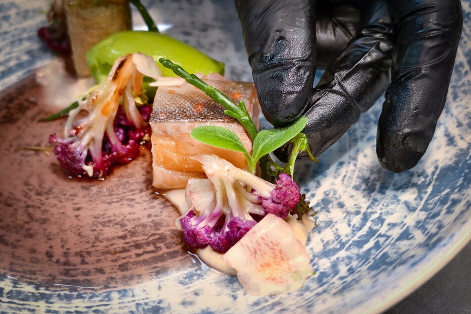 Das Essen spricht auch optisch an.