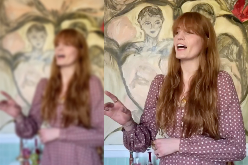 Lead vocalist Florence Welch shows off her killer pipes on the track, and fans are hoping an album is on the way.