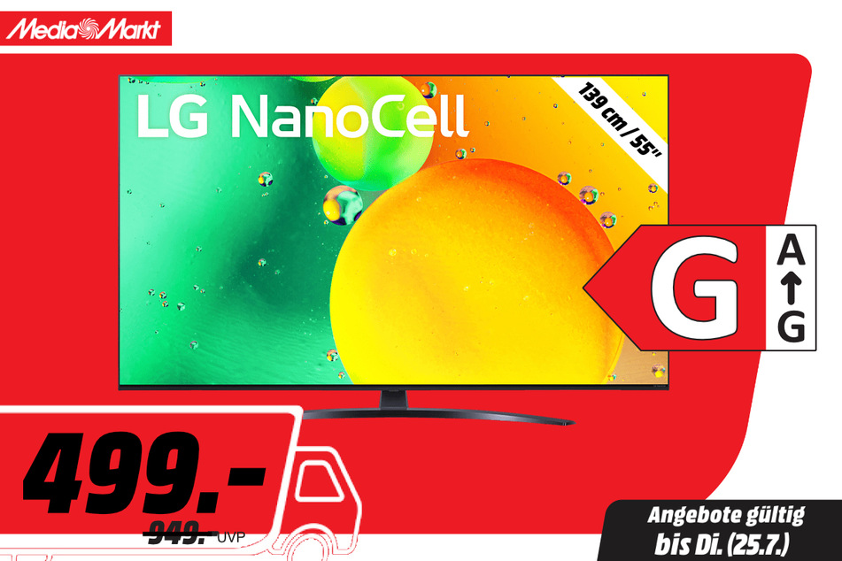 55-Zoll LG-Fernseher für 499 statt 949 Euro.
