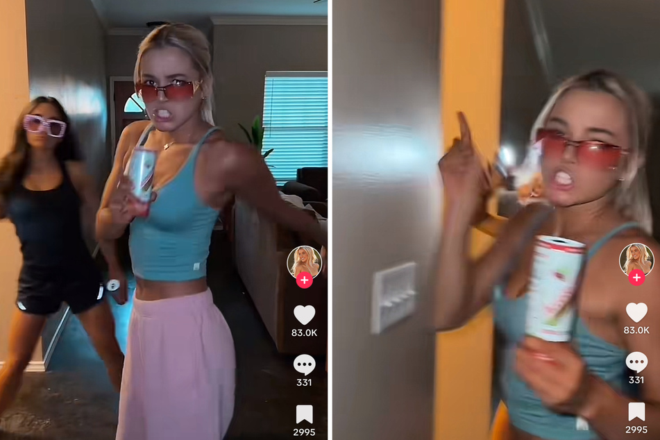 In a viral TikTok, Olivia Dunne hilariously became a singing pop star as she lip-synced to Maria by Justin Bieber.