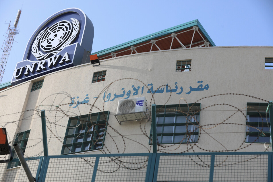 Das Hauptquartier der United Nations Relief and Works Agency (UNRWA) in Gaza.