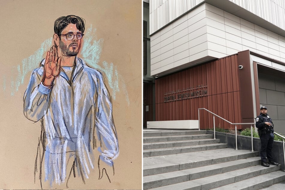 Elias Rodriguez appeared in court Thursday after being charged with murder in the deadly shooting of two Israeli embassy workers.