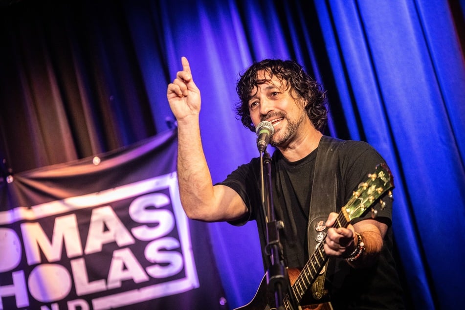 Thomas Ian Nicholas (43) trat am Dienstag in Leipzig auf.