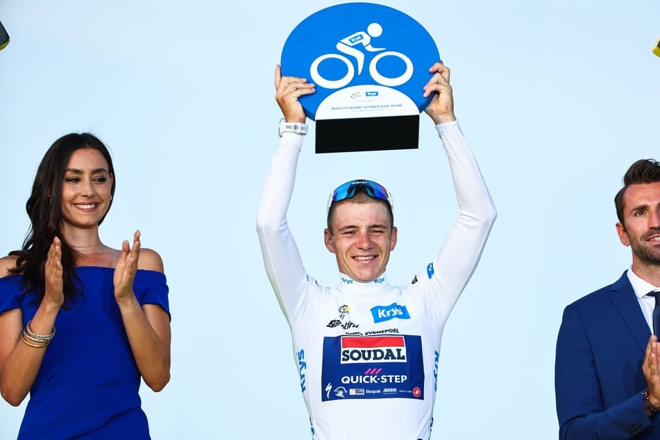 Remco Evenepoel (24, m.) kürte sich nicht nur zum besten Nachwuchsfahrer der diesjährigen Tour de France, sondern auch zum Gesamtdritten.