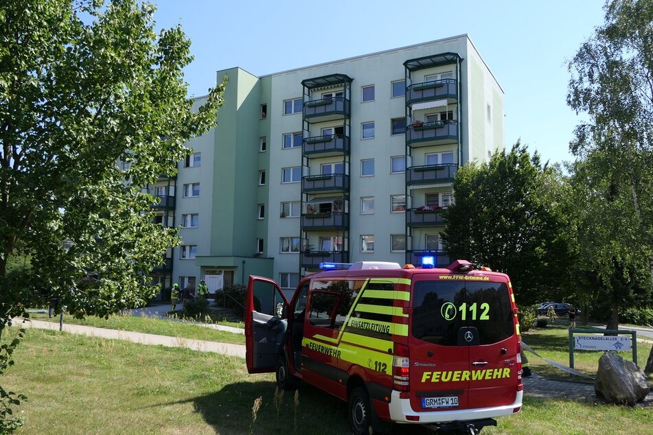 Der Rauchmelder im Obergeschoss des Mehrfamilienhauses hatte Alarm geschlagen.