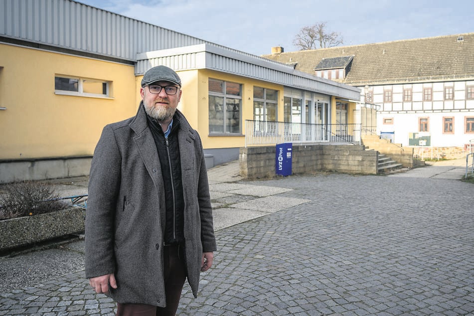 Der Frohburger Bürgermeister Karsten Richter (47/CDU) hofft auf eine Eröffnung im zweiten Quartal.