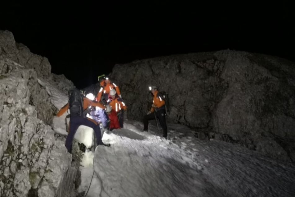 Die Familie musste aus dem Tennengebirge in Österreich gerettet werden.