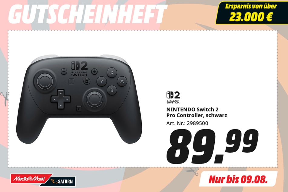 Nintendo Switch 2 Controller für 89,99 Euro.