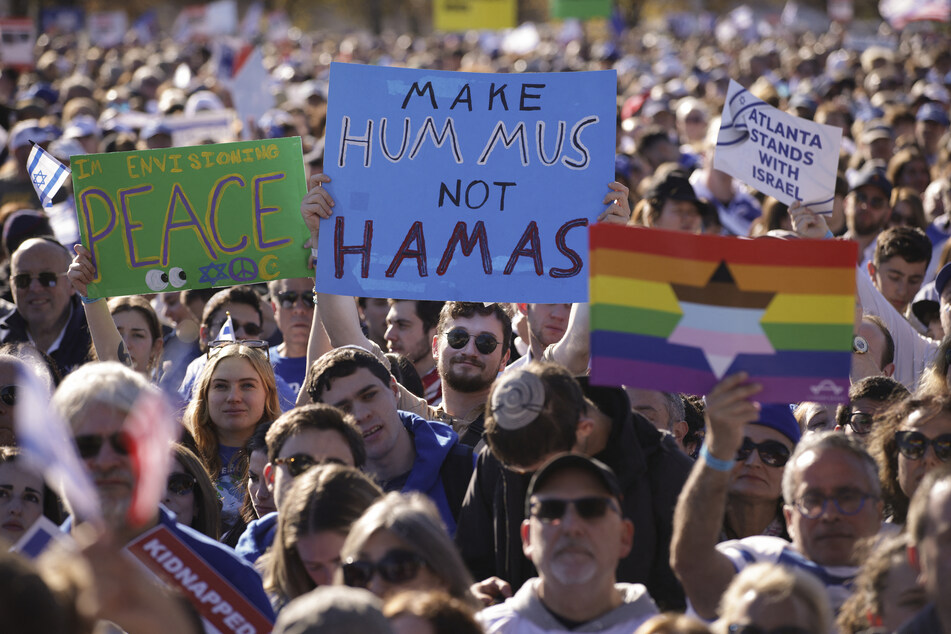 March for Israel Tens of thousands rally in Washington amid Israel