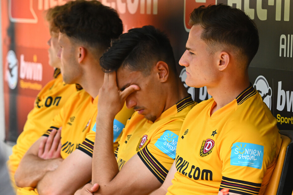 Am Samstag herrschte bei den Dynamo-Spielern Enttäuschung pur, viele weinten.