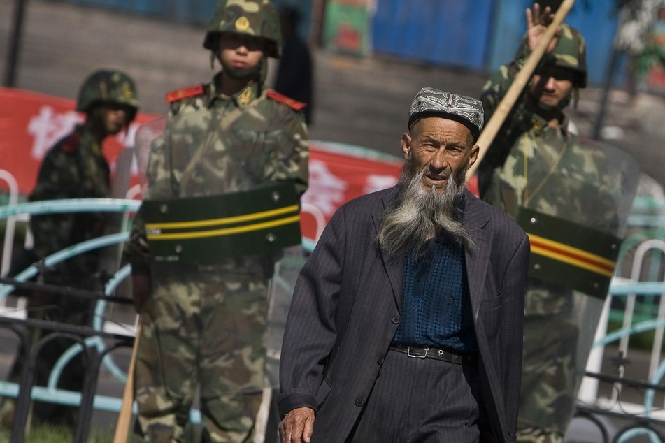 Ein Angehöriger der uigurischen Minderheit in China in der Unruheregion Xinjiang.
