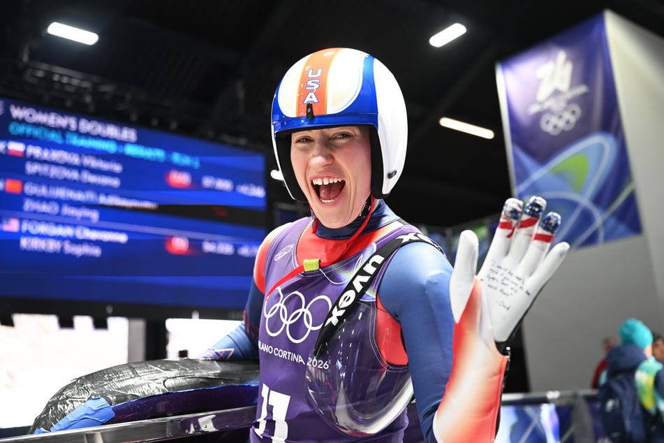 Sophia Kirkby (24) überzeugte nicht nur einen Fan zur langen Date-Anreise, sondern auch sportlich.