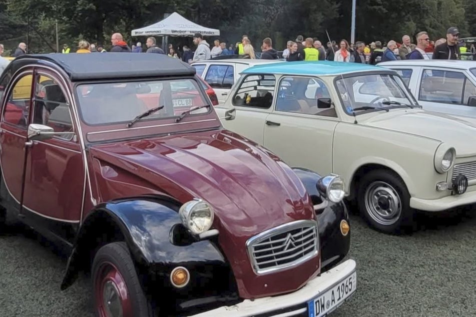 Im vom Unfallort nicht weit entfernten Markersbach fand das Altblechtreffen statt - eine Oldtimer-Veranstaltung.