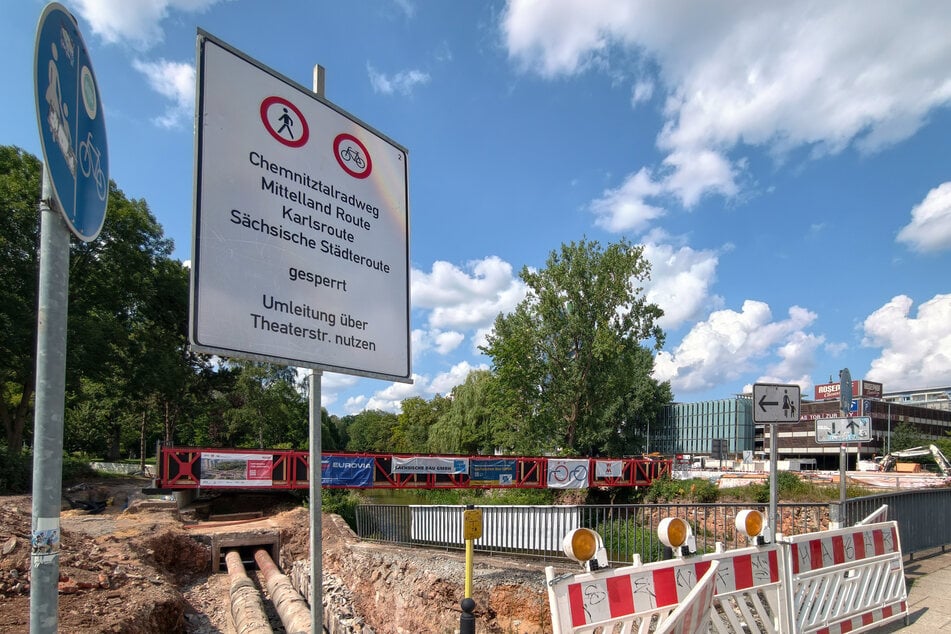 Am Falkeplatz startet nun die erste Brückenbauphase.