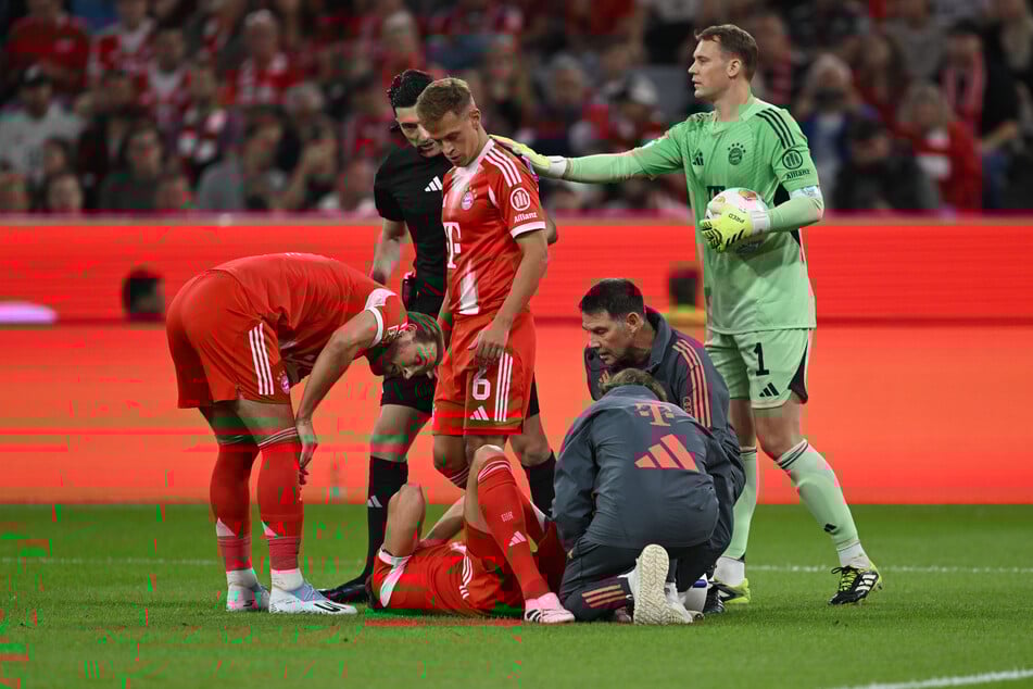 Leon Goretzka hat es am Sprunggelenk erwischt.