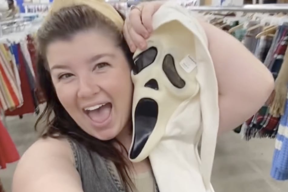 Brittany Carey hatte erst auf den zweiten Blick erkannt, worum es sich bei der "Ghostface-Maske" gehandelt hat.
