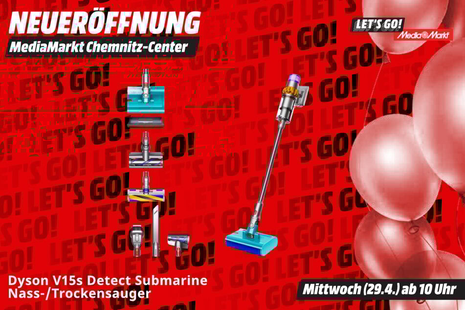 Dyson-Nass-/Trockensauger V15s Detect Submarine.