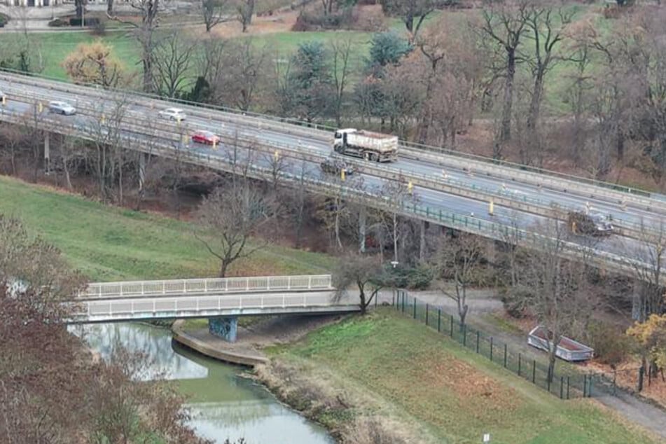Insgesamt erwischte die Leipziger Polizei seit Anfang Dezember 69 Fahrzeuge oberhalb von 3,5 Tonnen beim Ignorieren des Durchfahrtsverbotes, (Archiv)