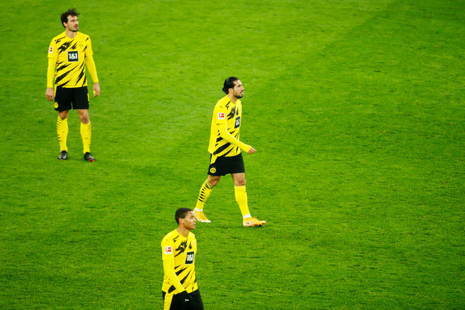 Mats Hummels (32, l.), Manuel Akanji (25, M.) und Emre Can (27) können personelle Entlastung in der Innenverteidigung gut gebrauchen.