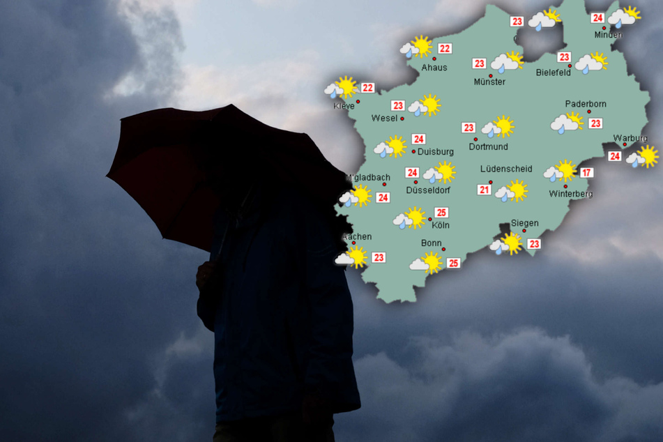 Unbeständiges Wetter in NRW: Regenschauer ziehen auf, doch es bleibt warm